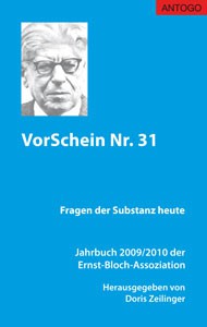 Titelbild des Buches VorSchein 31 - Jahrbuch 2009/2010 der Ernst-Bloch-Assoziation